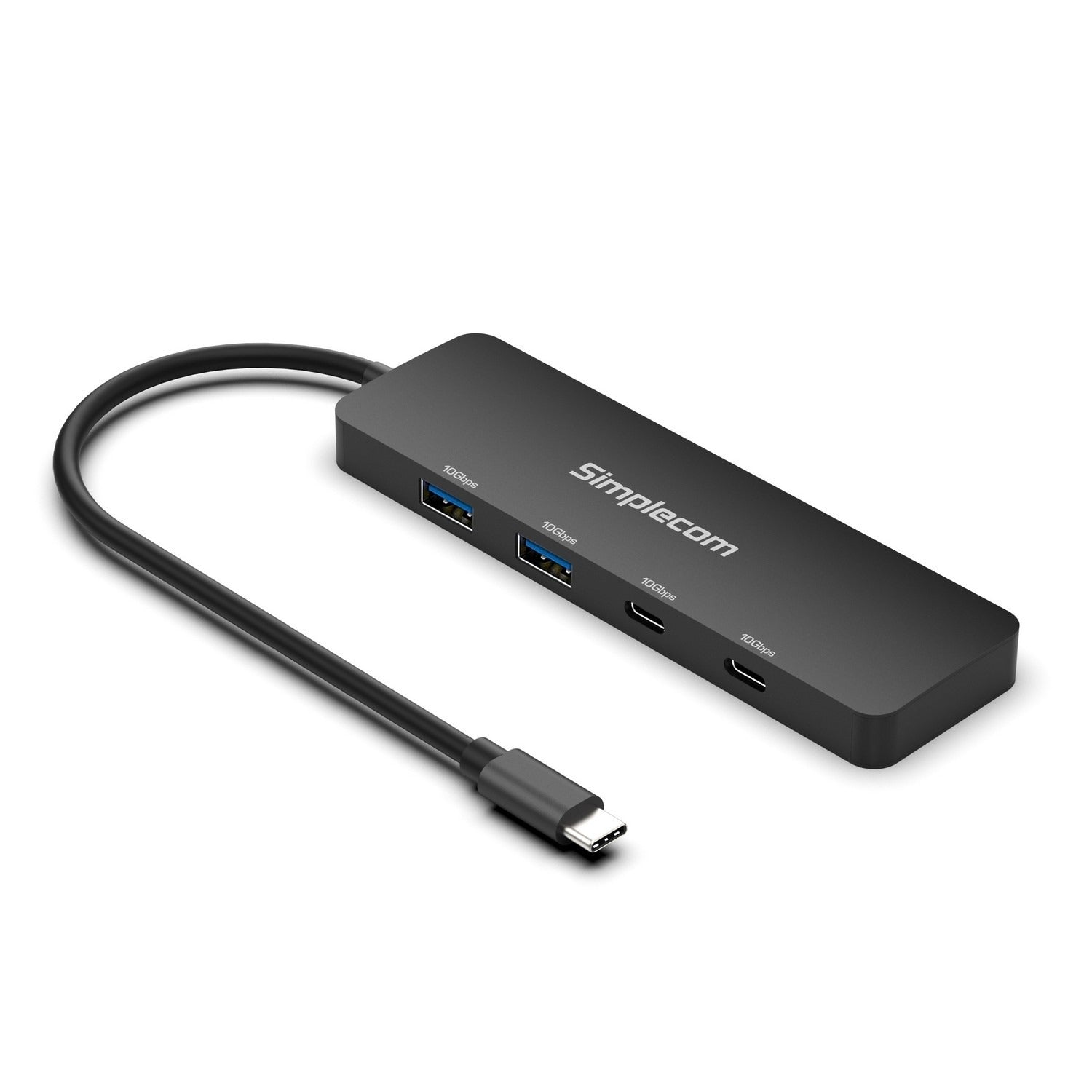Simplecom USB-C 4 Port 10Gbps Hub with 2x USB-A and 2x USB-C CH392