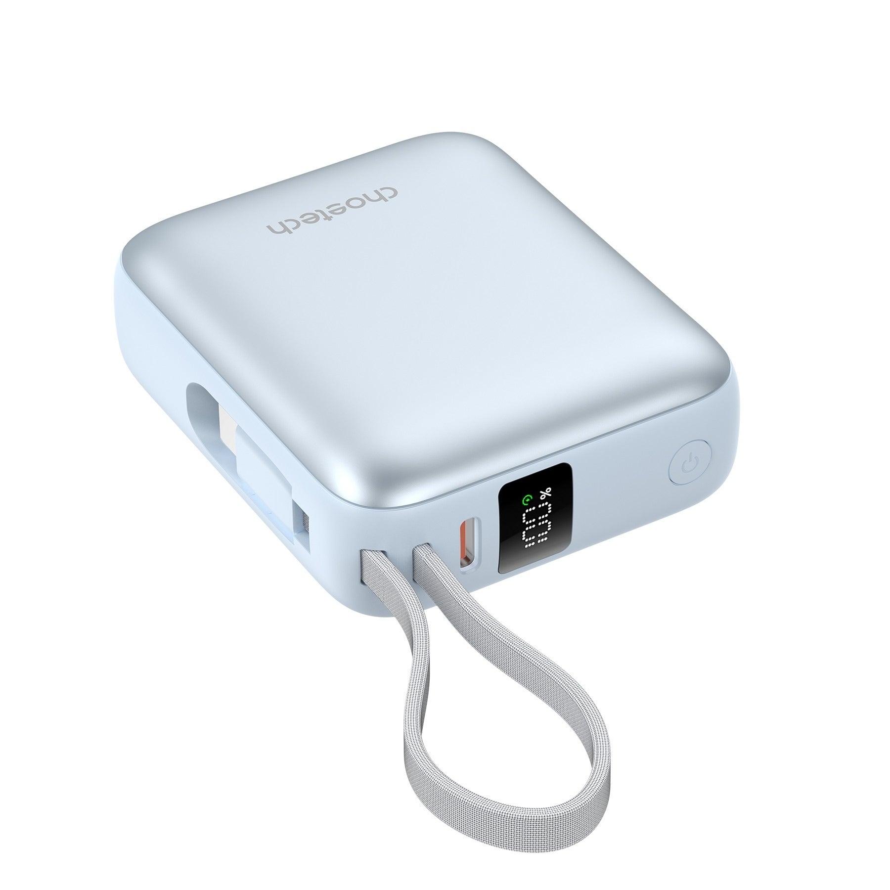 Choetech 10000mAh 35W Mini Power Bank LED Display with USB-C Cable