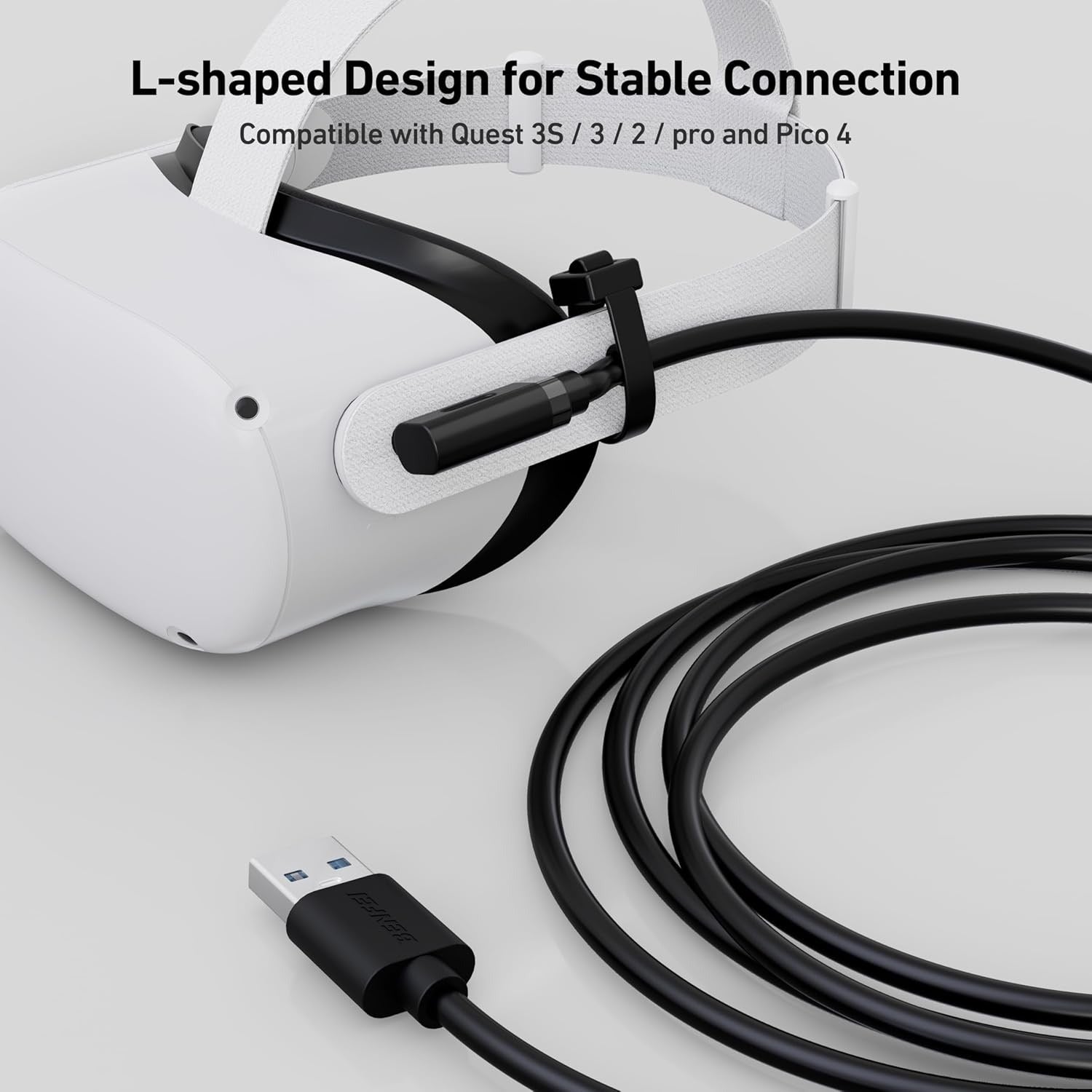 BENFEI Right Angle USB 3.0 to USB-C 3A Fast Charging Data Cable