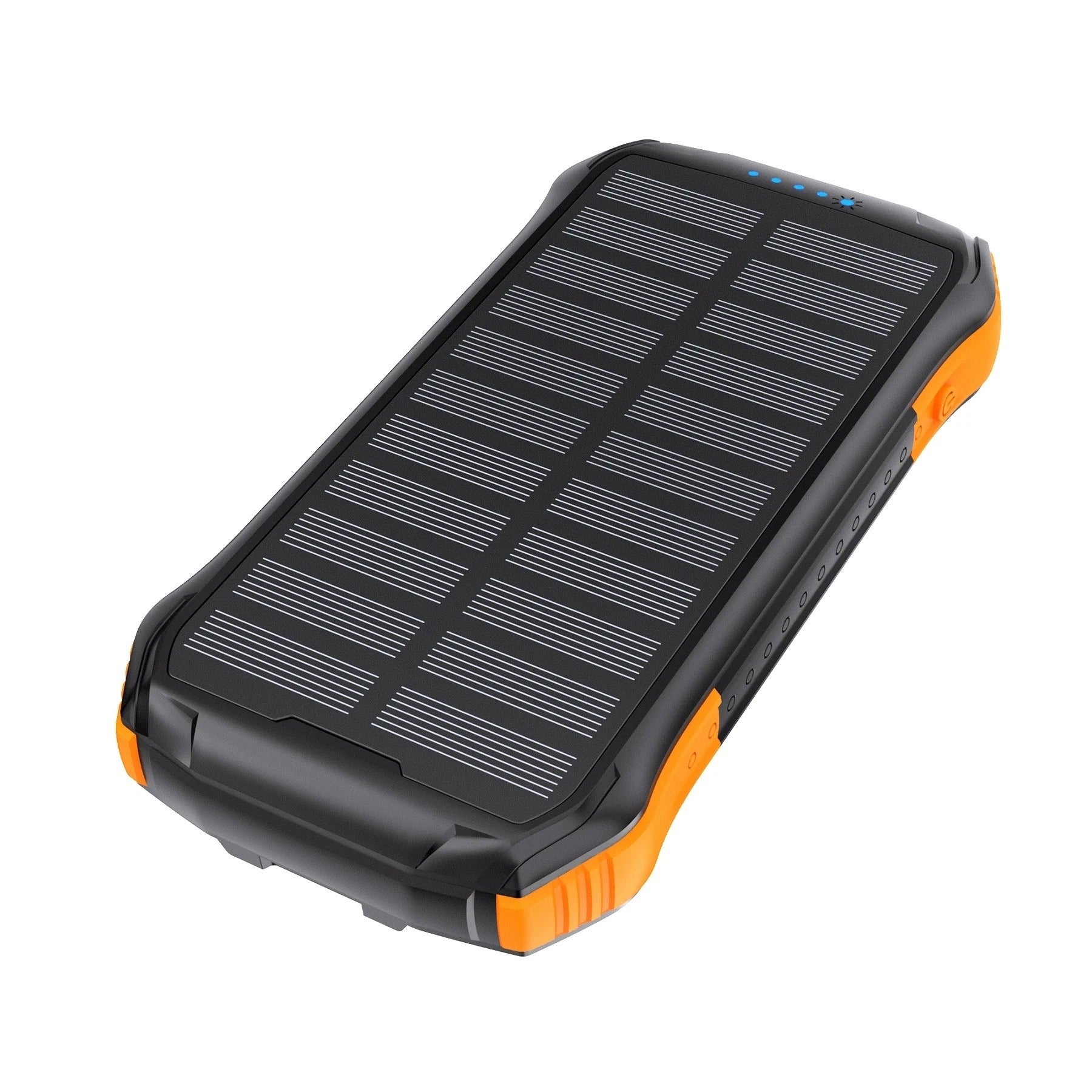 Choetech 10000mAh Solar Power Bank Dual USB Portable Charger with LED Light