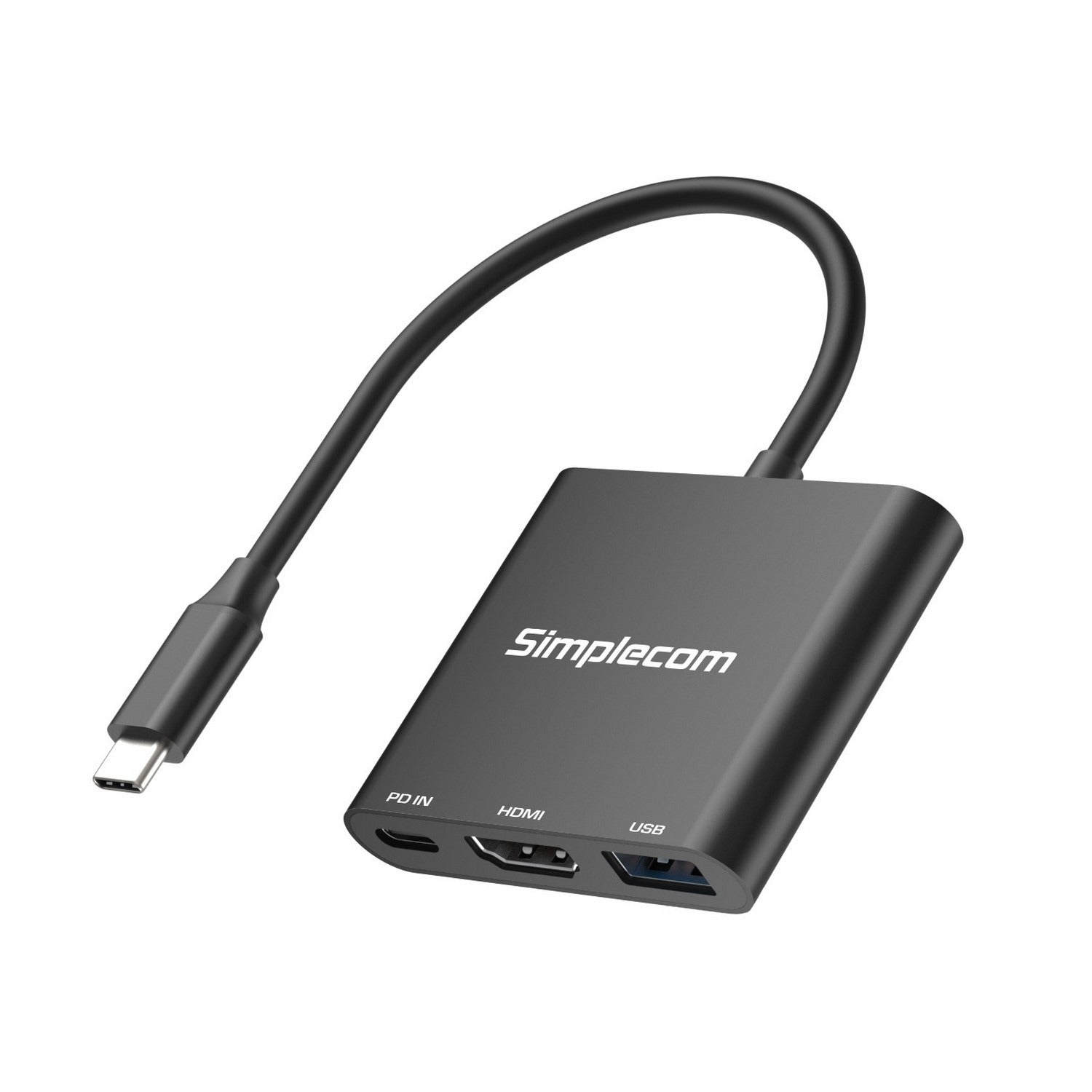 Simplecom 3-in-1 USB-C Adapter 4K 60Hz HDMI with PD and USB 3.2 DA320
