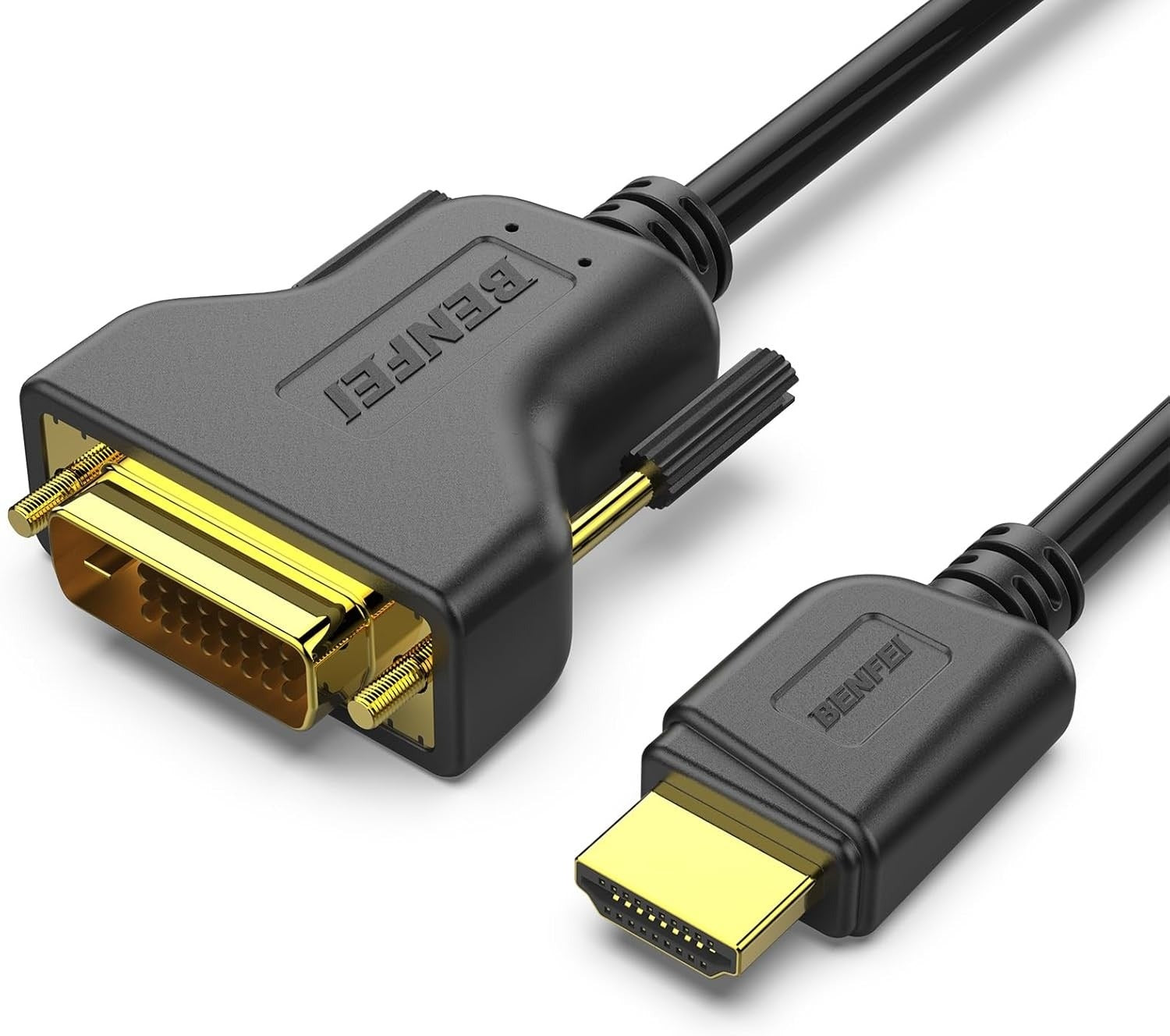 BENFEI HDMI to DVI-D 24+1 High-Speed Bi-Directional Cable - 1.8m