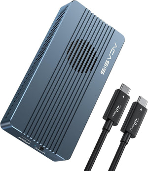 ACASIS 40Gbps USB4 M.2 NVMe SSD Enclosure with Cooling Fan Thunderbolt Compatible