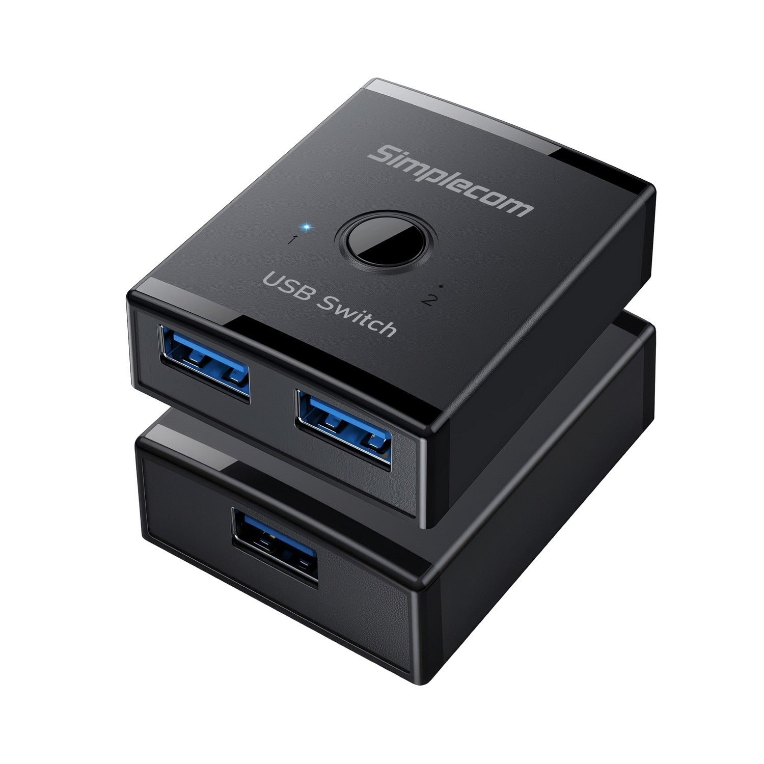 Express Way Usb Simplecom 2-Way USB 3.0 Switch Bi-Directional 1 In 2 Out KM125