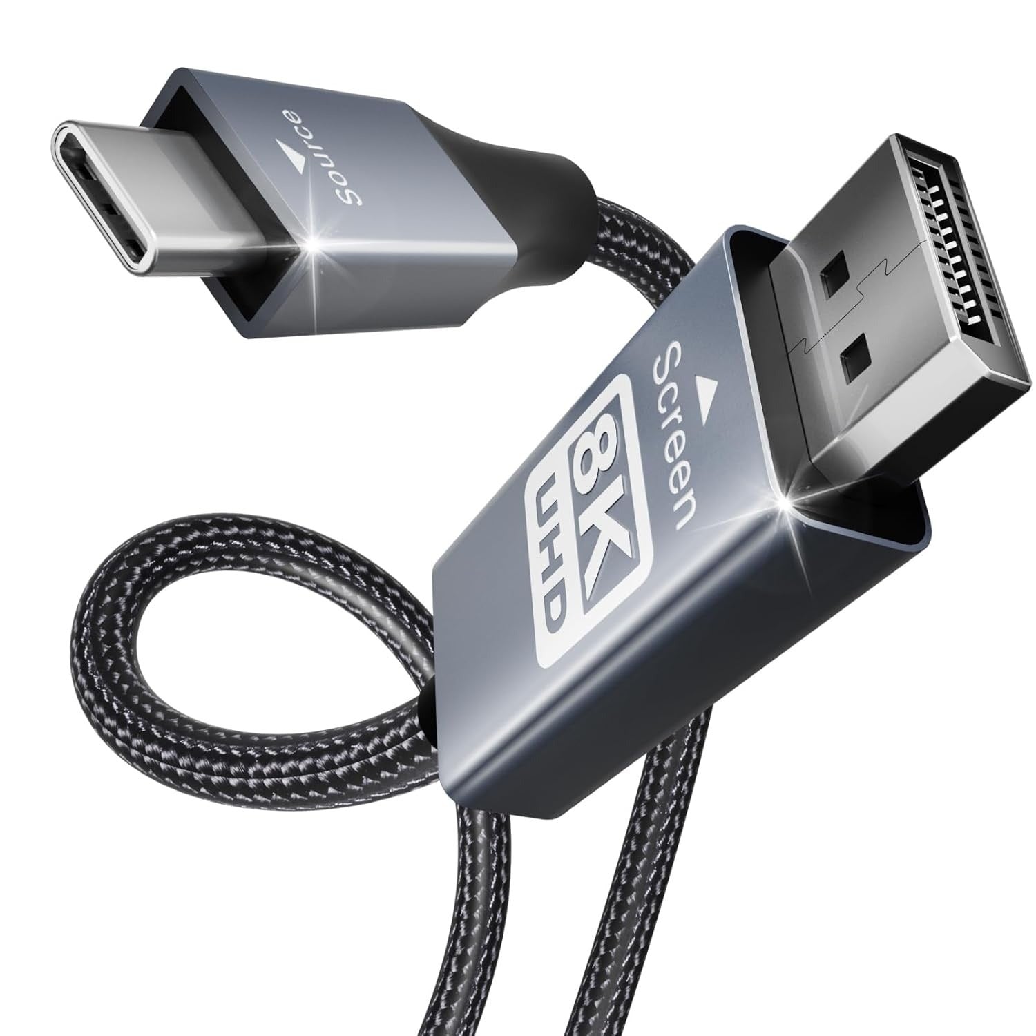 BENFEI USB-C to DisplayPort 8K 60Hz Cable Thunderbolt 4