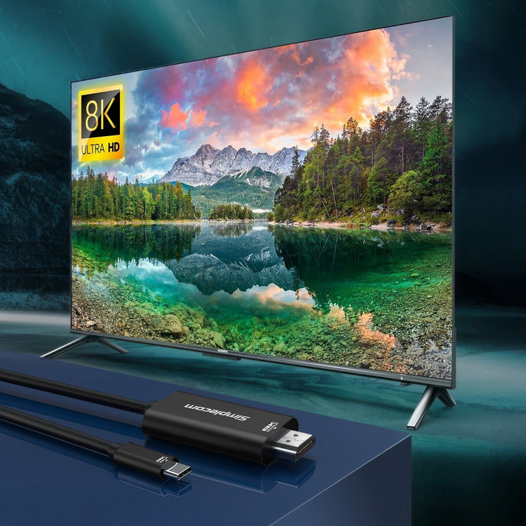 Simplecom DA324 USB-C to HDMI 2.1 Cable 2M HDCP 8K@60Hz