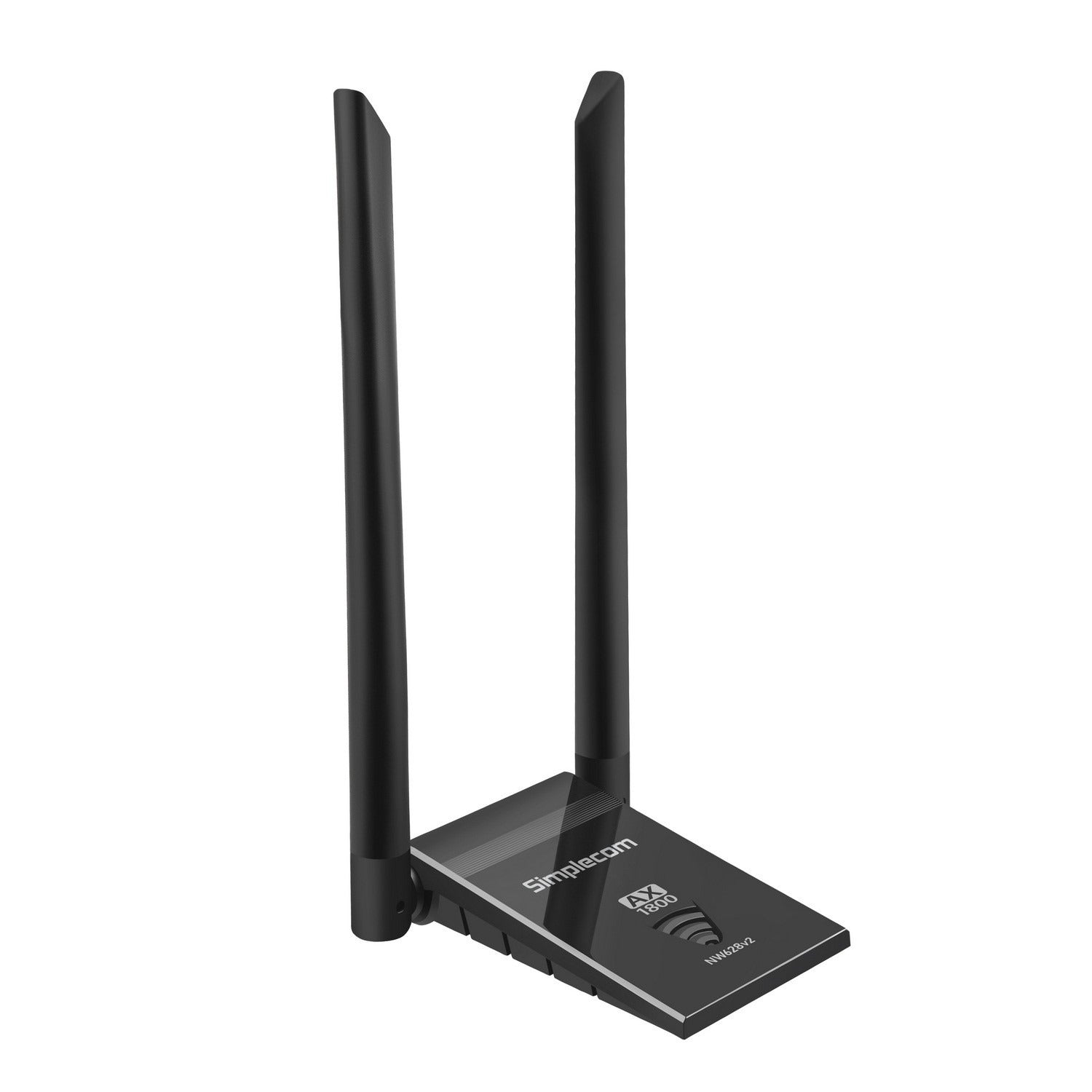 Simplecom AX1800 Dual Band WiFi 6 USB Adapter with 2x 5dBi High Gain Antennas