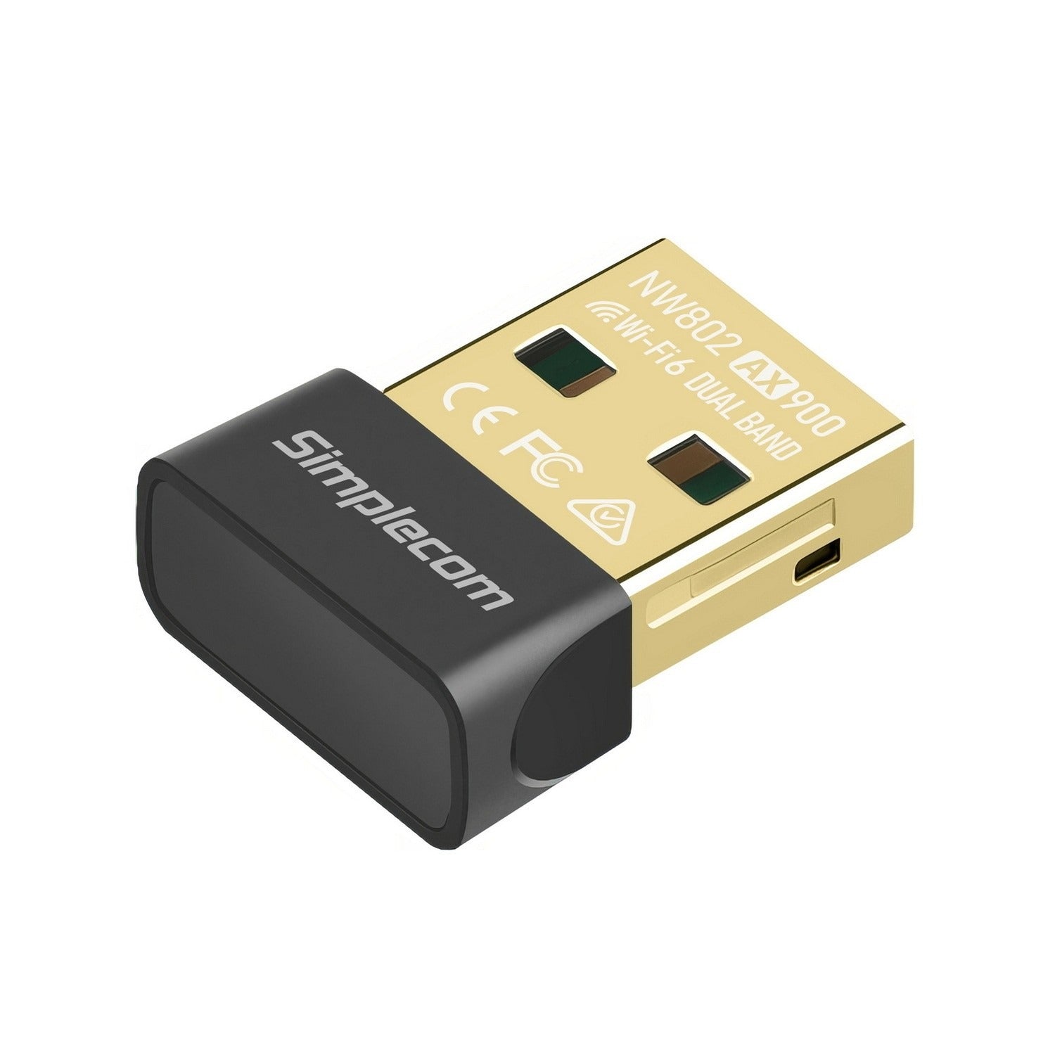 Simplecom AX900 Dual Band Wi-Fi 6 USB Nano Adapter NW802