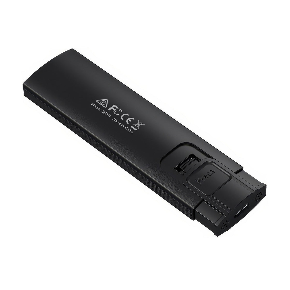 Simplecom SE517 NVMe / SATA Dual Protocol M.2 SSD Tool-Free USB-C Enclosure USB 3.2 Gen 2 10Gbps