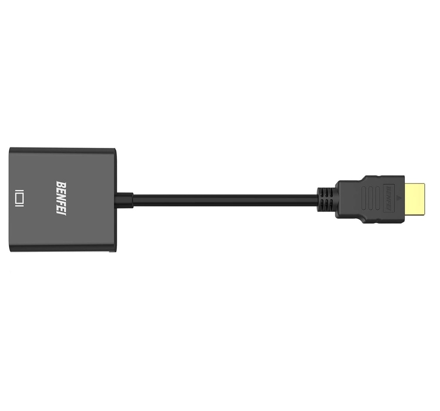 BENFEI HDMI to VGA Adapter Gold-Plated Male to Female 1080p Video Converter