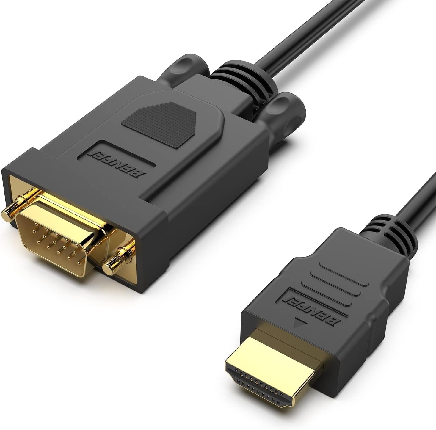 BENFEI HDMI to VGA Uni-Directional Cable Male to Male 1080p - 1.8m