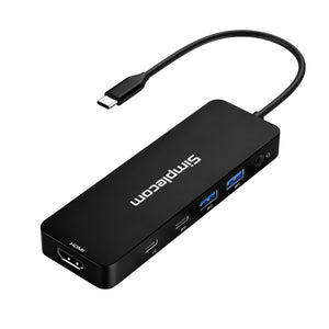Simplecom CHT811 11-in-1 USB-C 4K Triple Display MST Docking Station with Dual HDMI DP