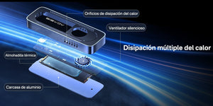 ACASIS M.2 NVMe SSD Enclosure USB-C 10Gbps with Cooling Fan Aluminium Case