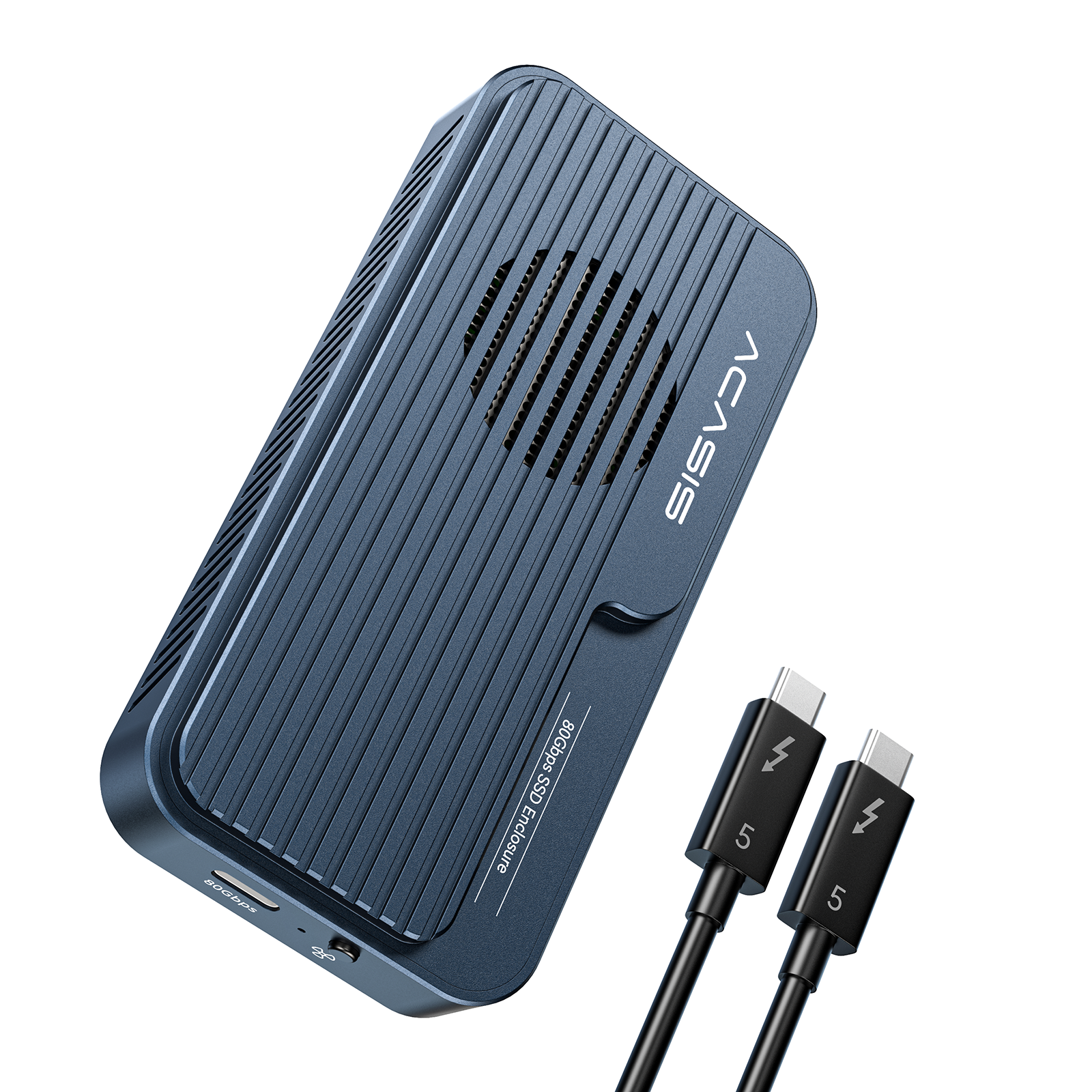 ACASIS 80Gbps USB4 M.2 NVMe SSD Enclosure Thunderbolt 5 Compatible with Cooling Fan