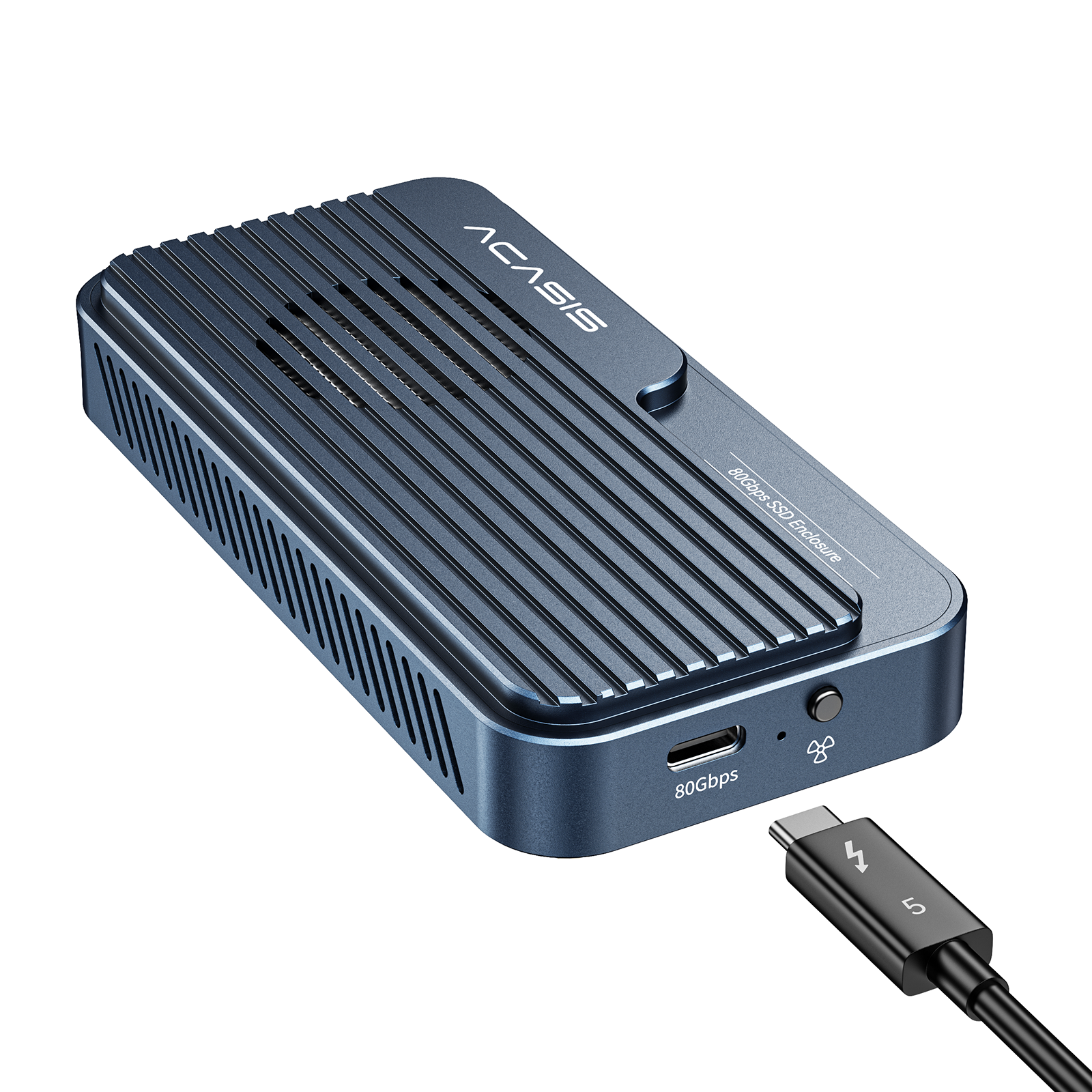 ACASIS 80Gbps USB4 M.2 NVMe SSD Enclosure Thunderbolt 5 Compatible with Cooling Fan