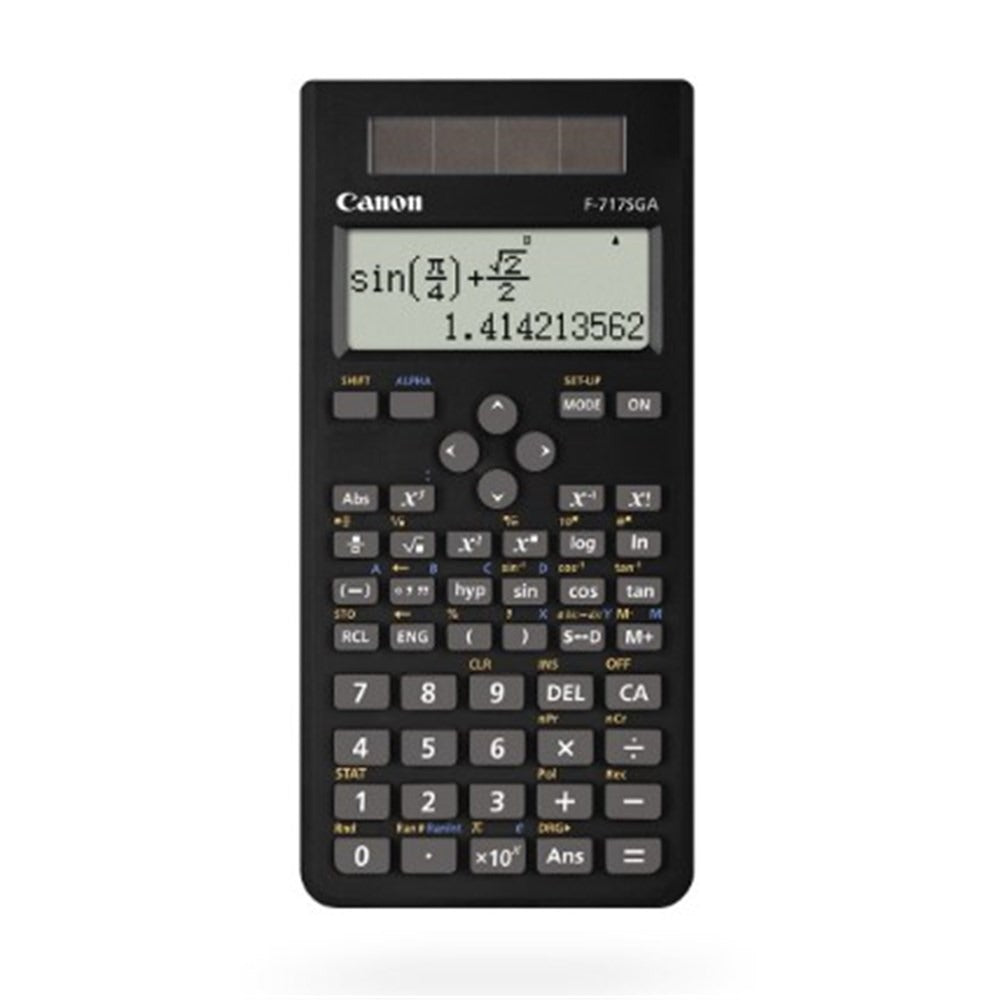 Canon Scientific Calculator School Exam Office Calculator Black CF717SGABK