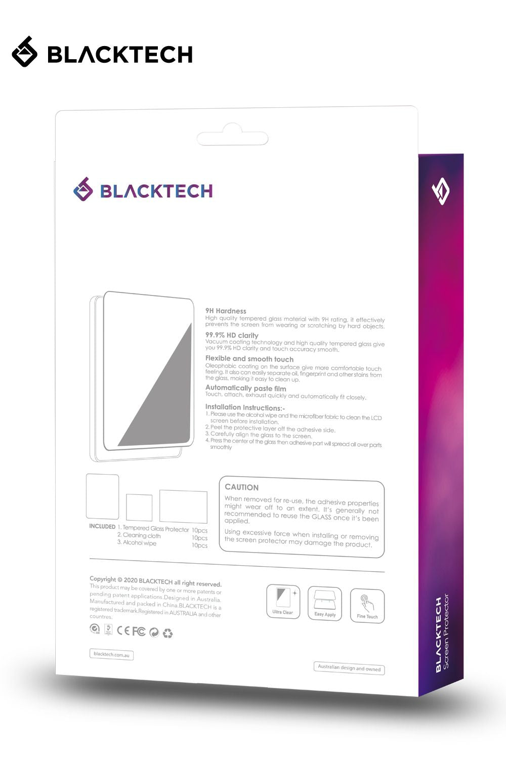 Blacktech iPad 10 10.9 Inch Tempered Glass Screen Protector