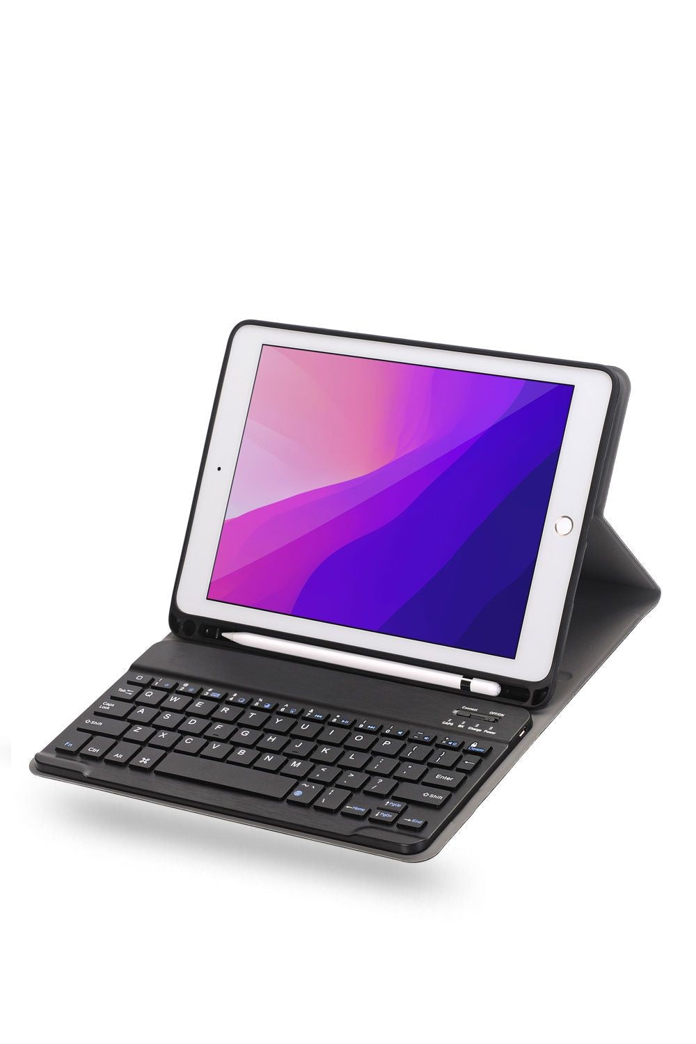 Blacktech iPad Air 4/5 Gen Bluetooth Keyboard Folding Case Pencil Holder
