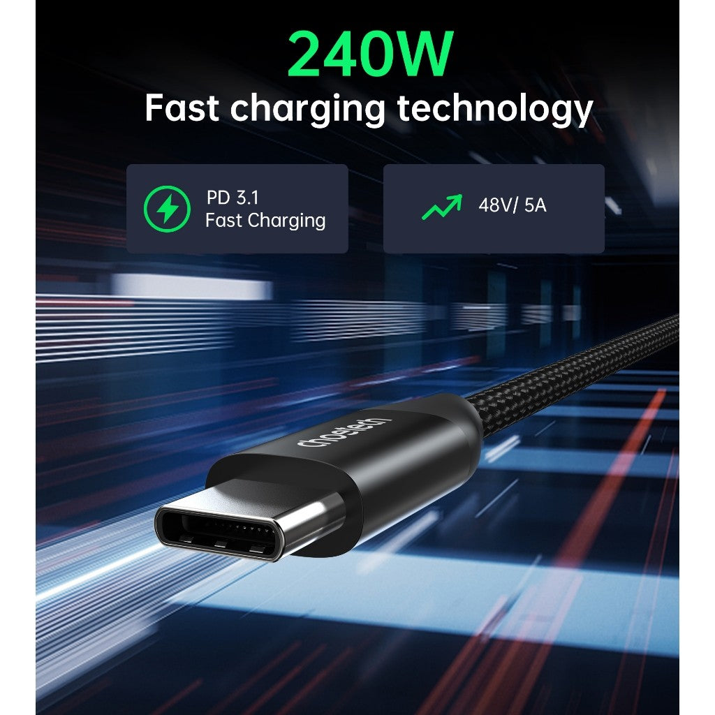 Choetech USB-C to USB-C PD 3.1 240W Cable - iPhone 15 Compatible