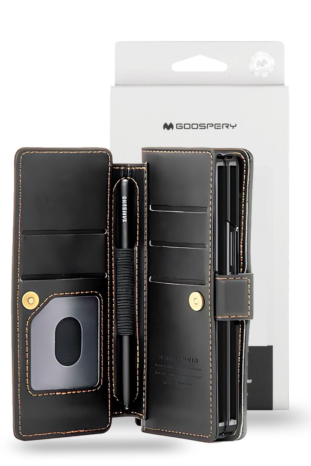 Goospery Mercury Samsung Galaxy Fold 5 Noble Diary Double Wallet Flip Case