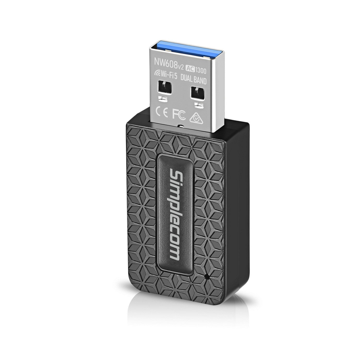 Simplecom AC1300 Dual Band USB 3.0 Wireless Adapter Wi-Fi 5