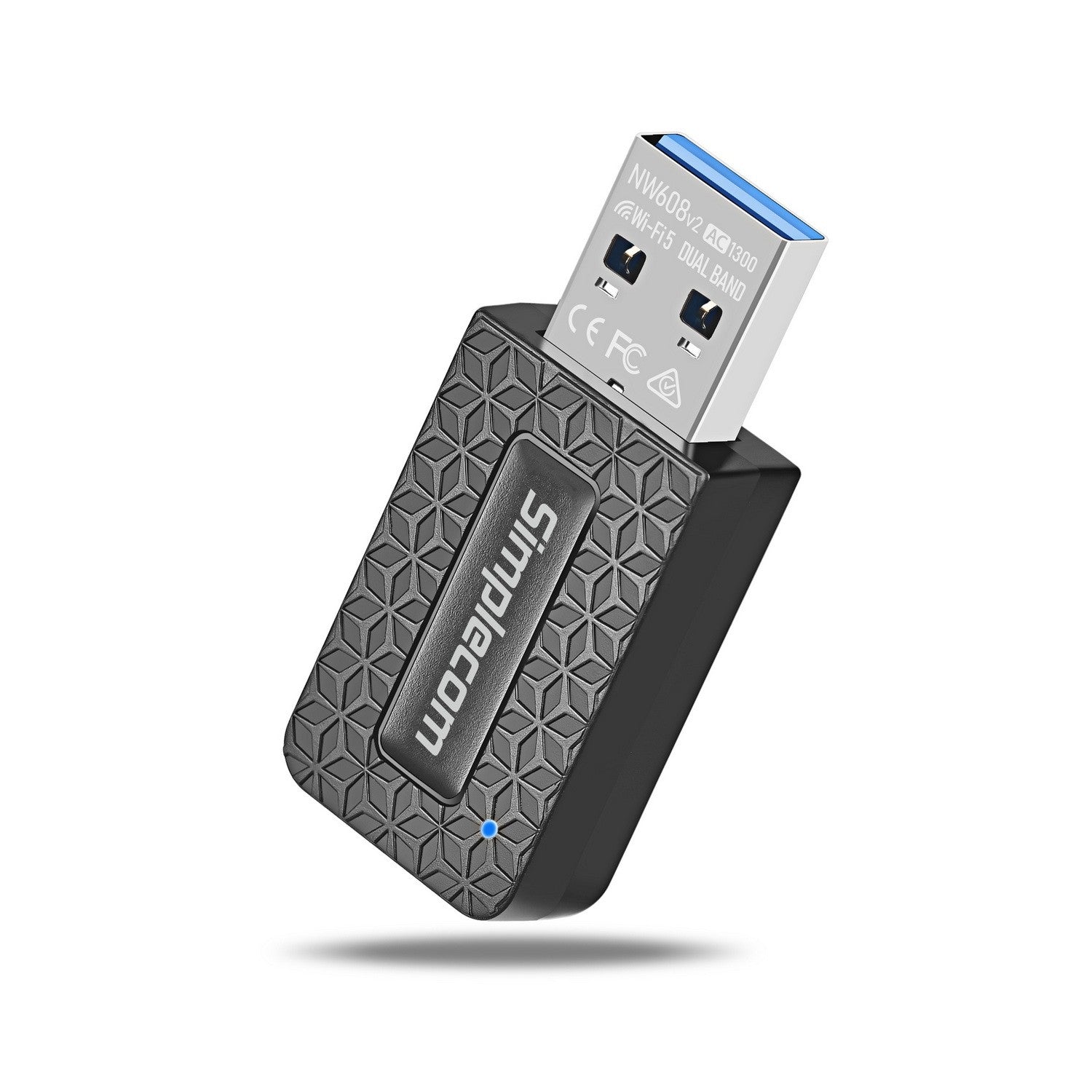 Simplecom AC1300 Dual Band USB 3.0 Wireless Adapter Wi-Fi 5