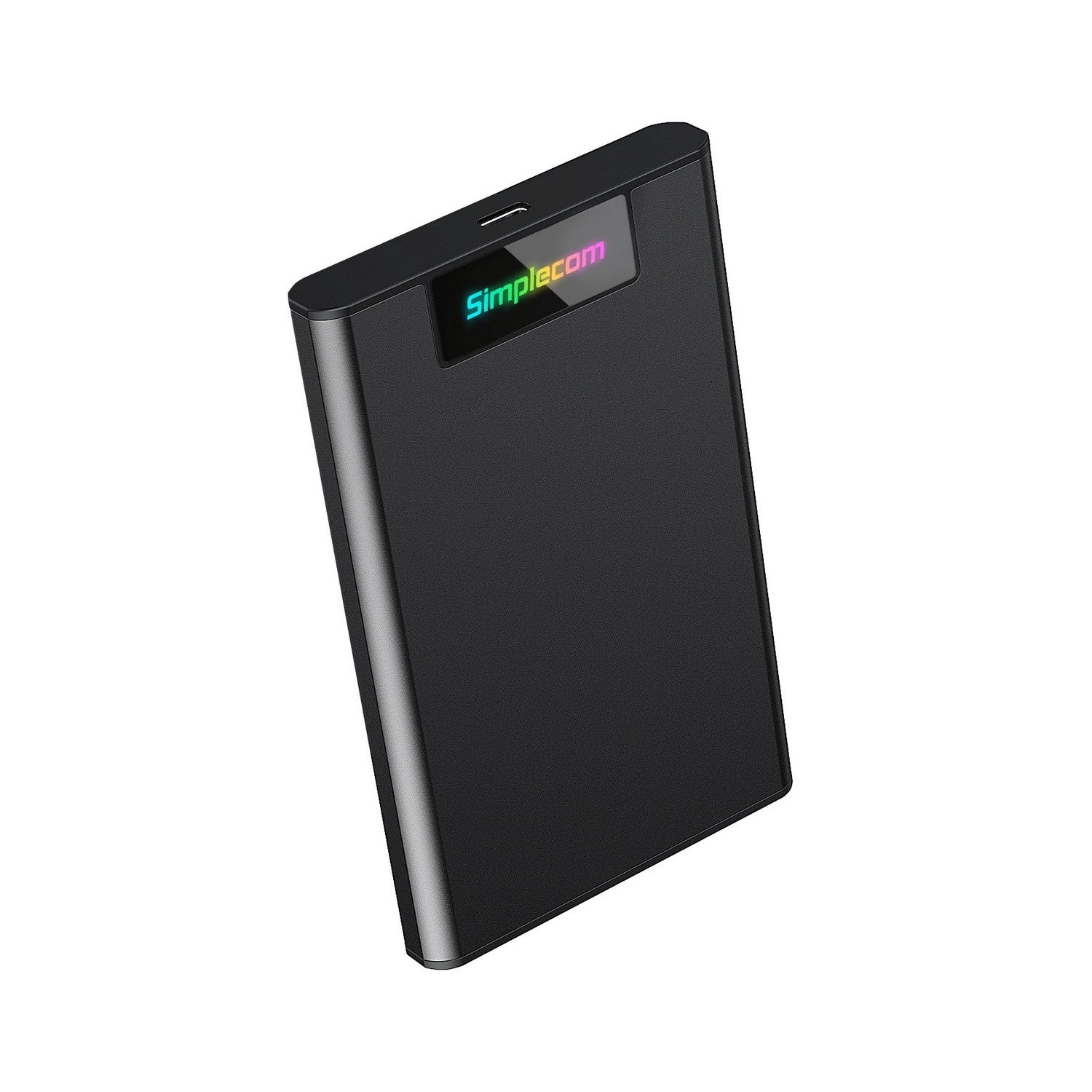 Simplecom 2.5" SATA HDD SSD to USB-C Enclosure USB 3.2 Gen 2 RGB