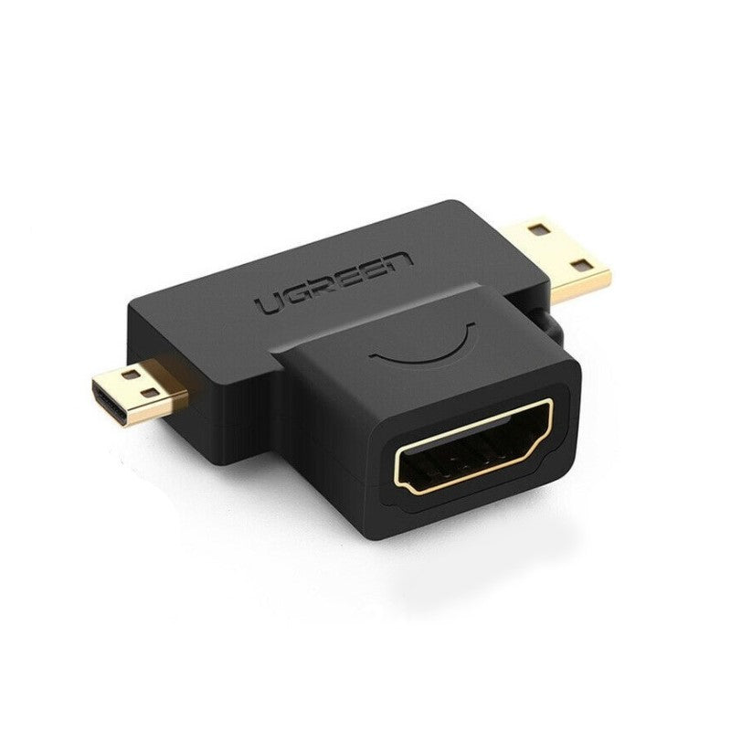 UGREEN Micro & Mini HDMI 2 in 1 Male to Female Adapter