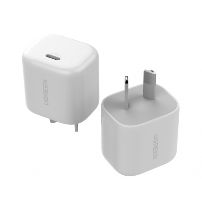 UGREEN 20W USB-C PD Wall Charger Fast Charger AU Plug Compatible iPhone Samsung