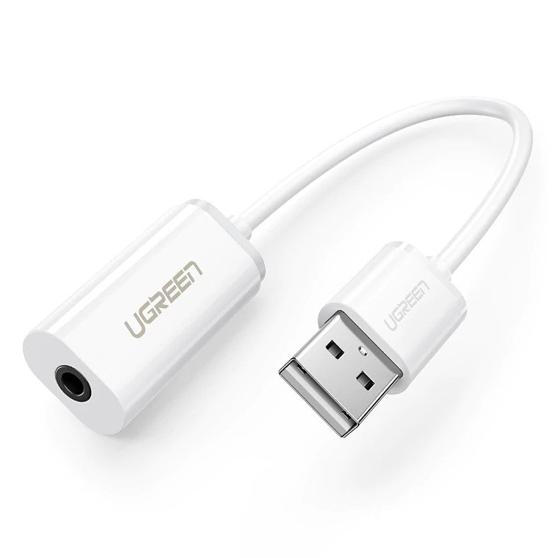 UGREEN USB 2.0 to 3.5mm AUX Sound Card TRRS