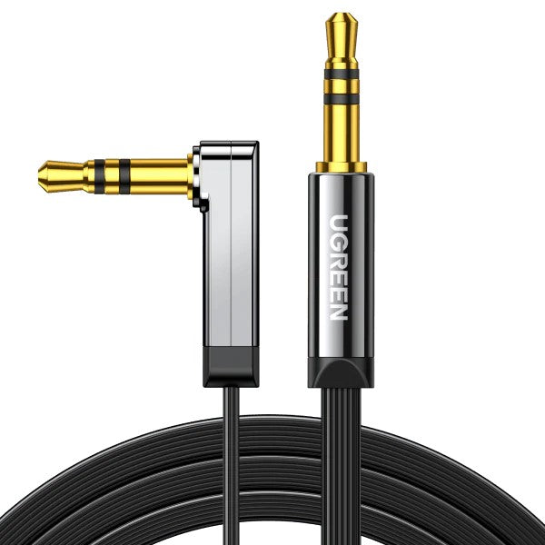 UGREEN 3.5mm Audio Cable 90 Degree Right Angle AUX Cord Compatible for Phone Car