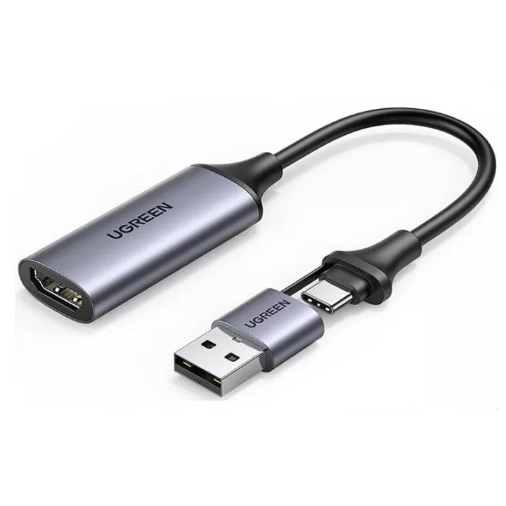 UGREEN USB C to HDMI 2 in 1 HD Video Capture Card