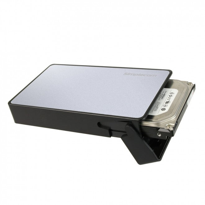 Simplecom 3.5" SATA HDD to USB 3.0 Hard Drive Enclosure Tool Free