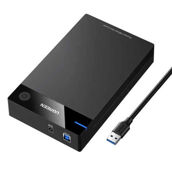 UGREEN 3.5" 2.5'' Hard Drive HDD Case Enclosure SATA to USB 3.0