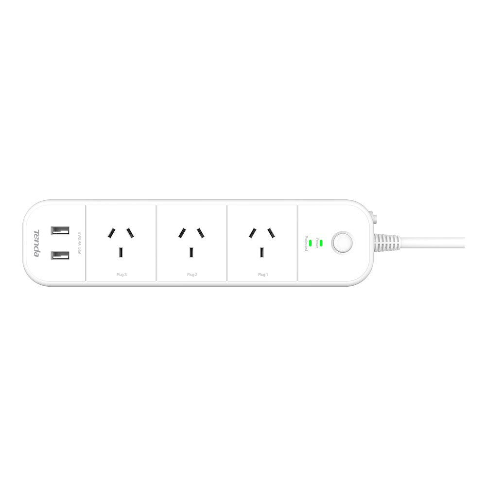 Tenda Beli SP15 Smart Home Wi-Fi Power Strip USB Alexa/Google AU Plug