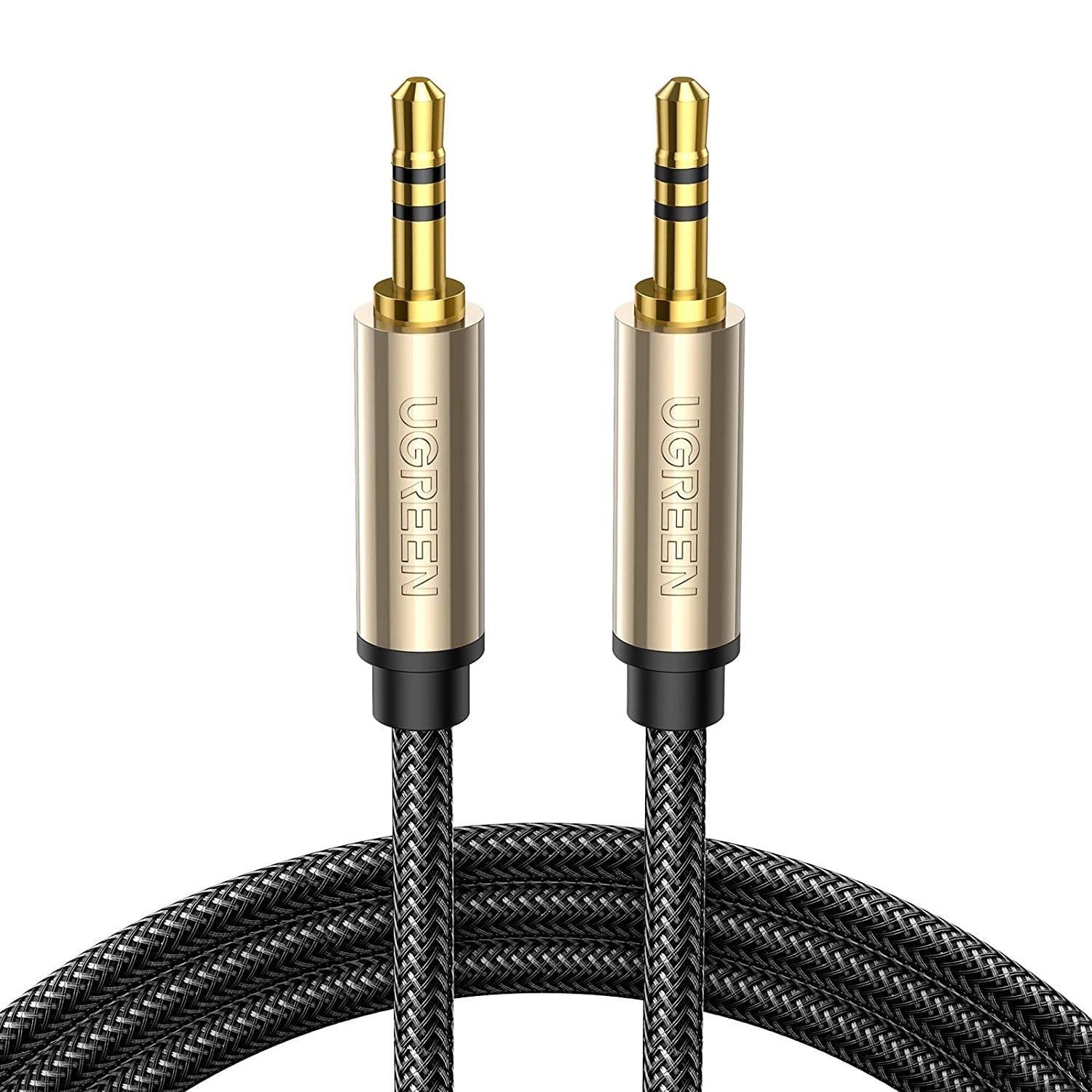 UGREEN 3.5mm Audio Cable AUX Cord Male to Male Hi-Fi Sound - Long Length 10m 15m 20m