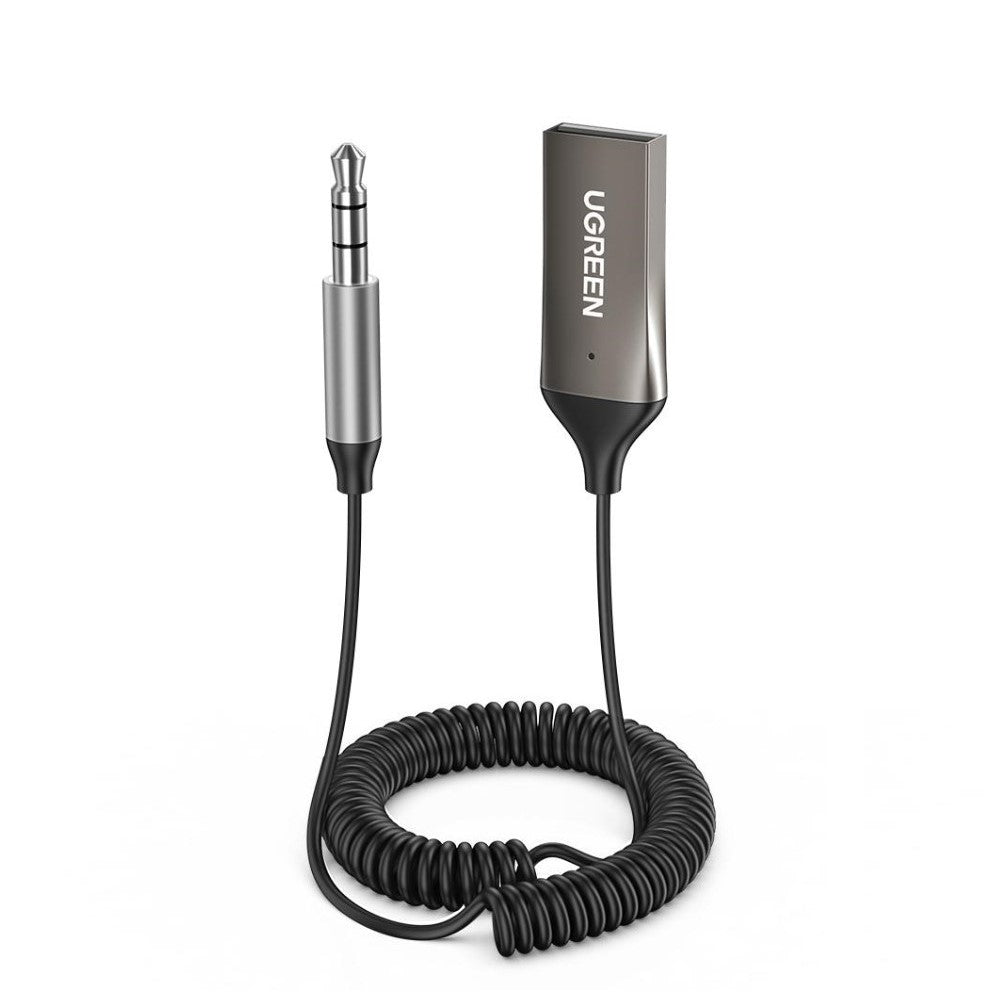 UGREEN Bluetooth 5.3 to AUX 3.5mm Dongle for Car Built In Microphone Handsfree