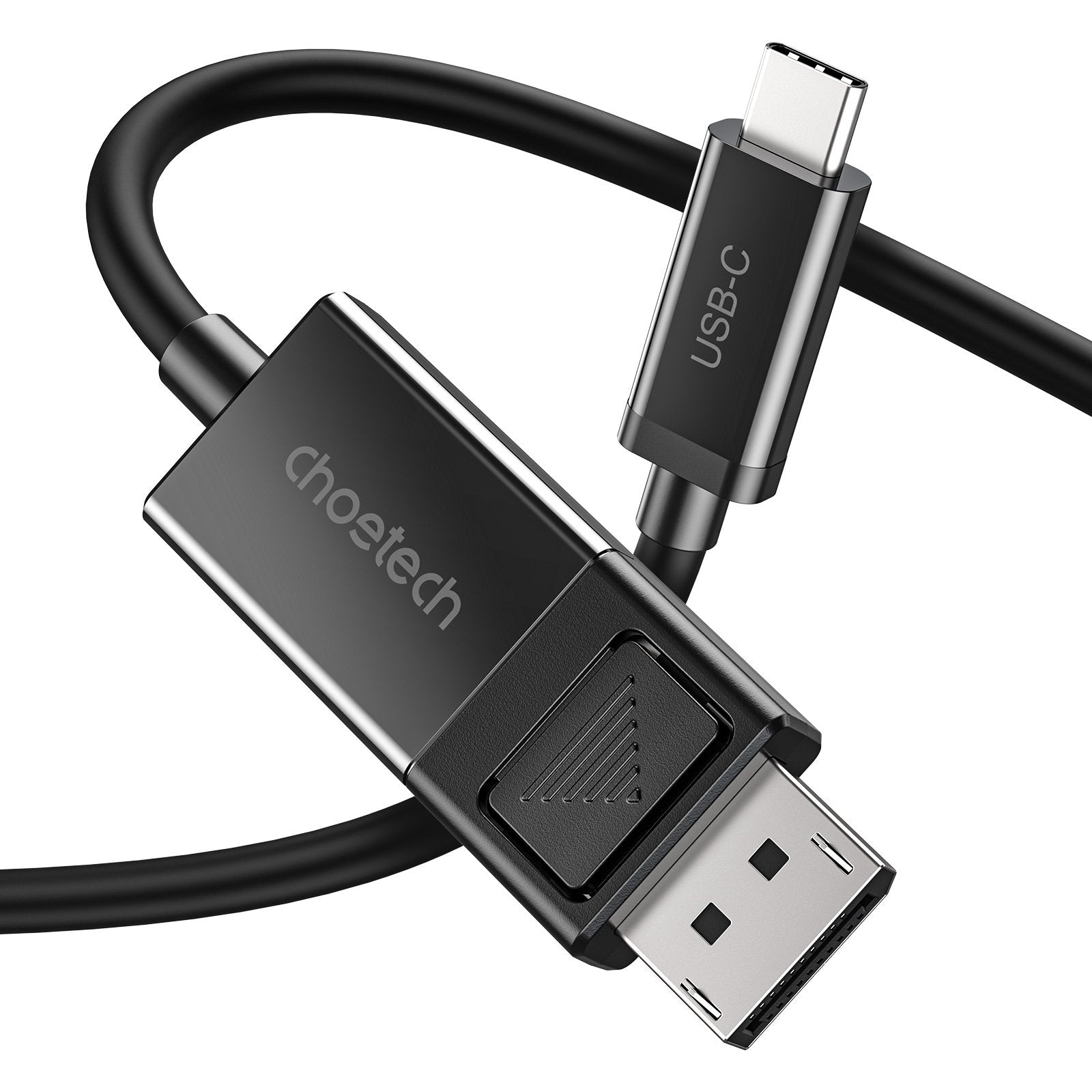 Choetech USB-C to DP DisplayPort Male 8K Ultra HD Cable - 1.8m