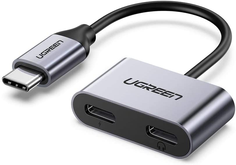 UGREEN USB Type-C to 2x USB-C Audio Adapter with Charging