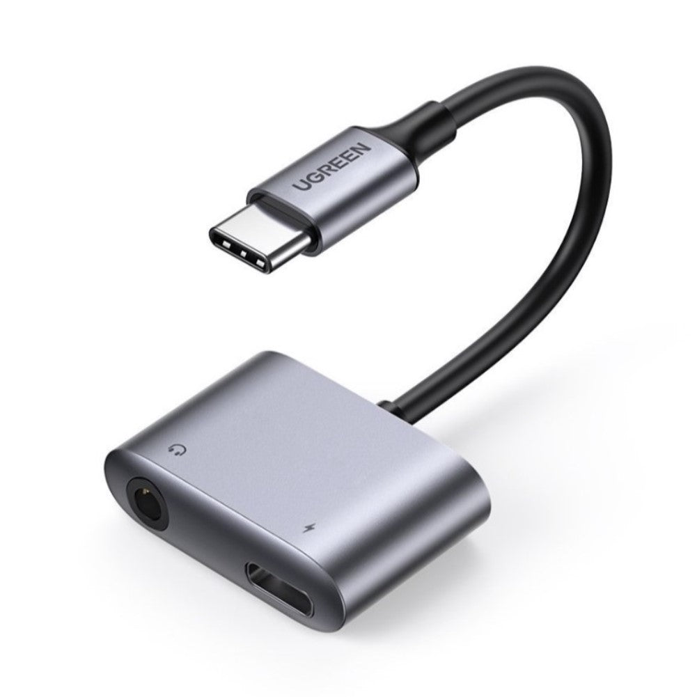 UGREEN 2-in-1 USB-C to 3.5mm AUX Audio Adapter with DAC Chip