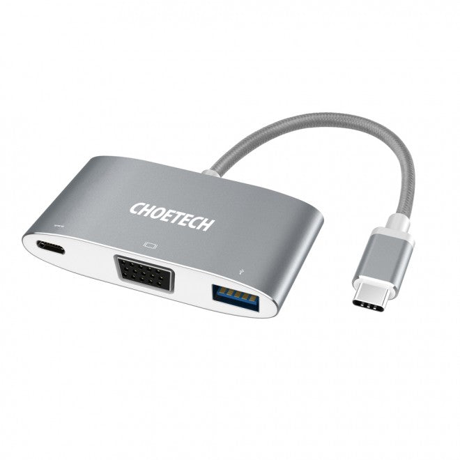 Choetech USB-C to VGA Hub Adapter PD Video Adapter