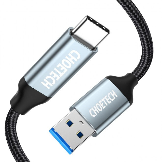 Choetech USB-C Type-C Charging Data Braided Black Cable