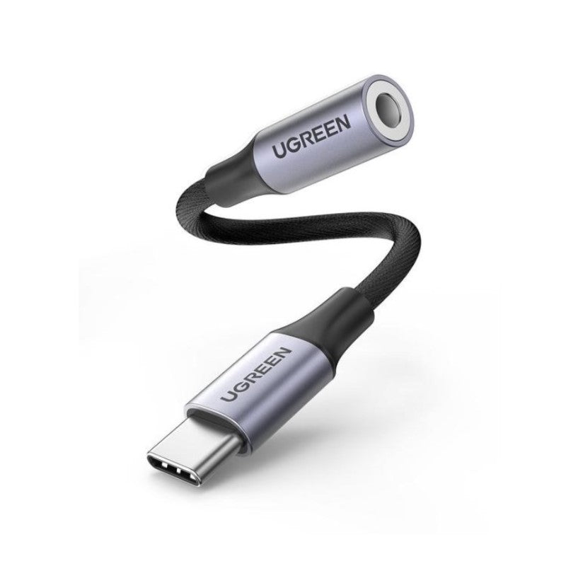 UGREEN USB Type-C to 3.5mm Audio Adapter Hifi DAC Chip Compatible iPhone Samsung