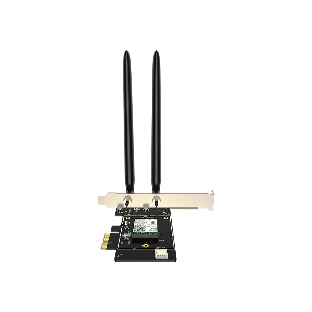 Tenda E33 AX5400 Tri-band Wi-Fi PCIe Wifi 6E + Bluetooth 5.2