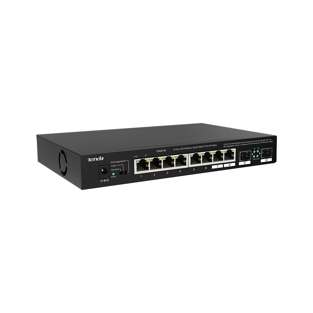 Tenda TEM2010F 8 Port 2.5G Ethernet Switch + 2SFP