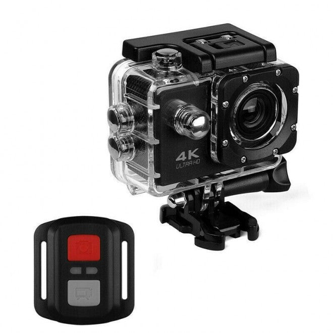 4K 16MP HD Action Sports Camera Waterproof Recorder with Remote Control