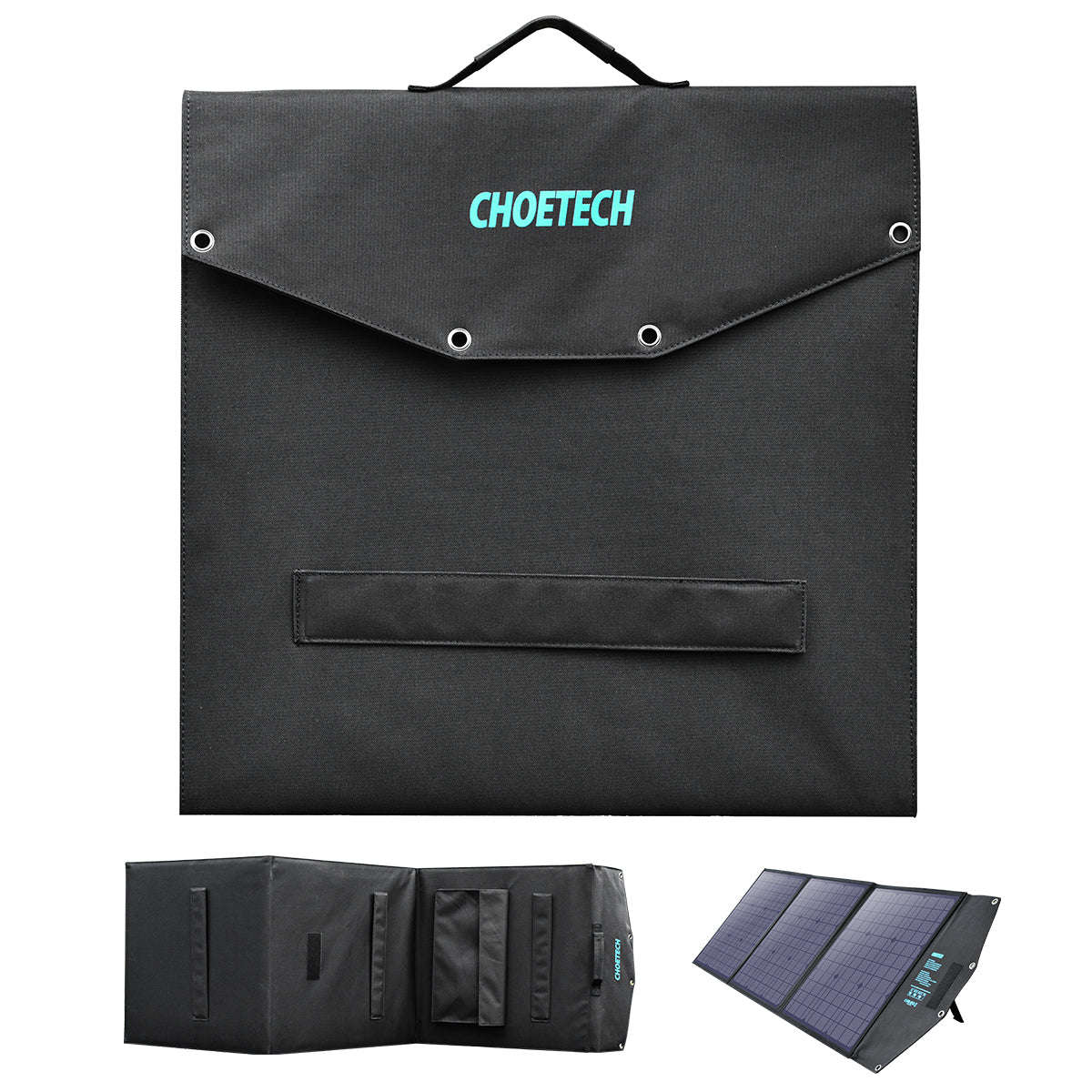 Choetech 120W Solar Panel Charger Portable 4 Output