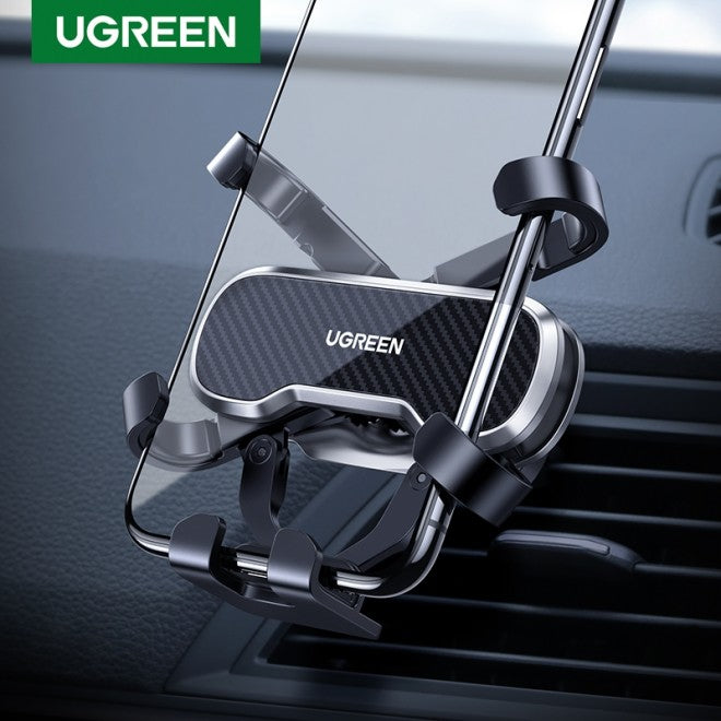 UGREEN Car Phone Holder Air Vent Mount Gravity Auto Clamp Retractable Cradle Clip