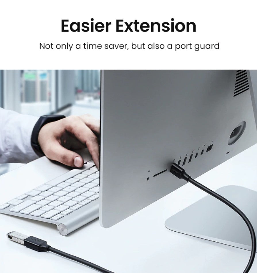 UGREEN USB Extension Cable USB 2.0 Extender Type A Male to Female Cord High Speed Data Transfer