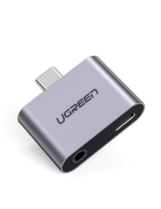 UGREEN USB Type-C and 3.5mm AUX Audio 2 in 1 Adapter with PD Charging